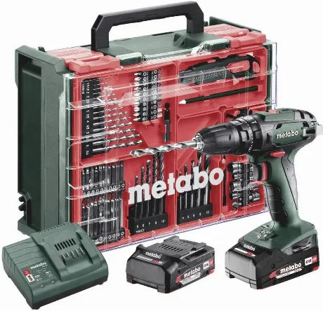 Дрель ударная Metabo SB 18 Set патрон:быстрозажимной реверс (кей...