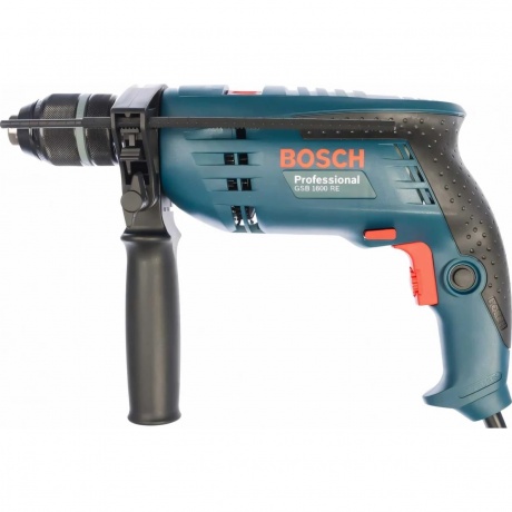 Дрель электрическая Bosch GSB 1600 RE (0601228200) ударная - фото 1