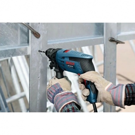 Дрель электрическая Bosch GSB 1600 RE (0601228200) ударная - фото 7