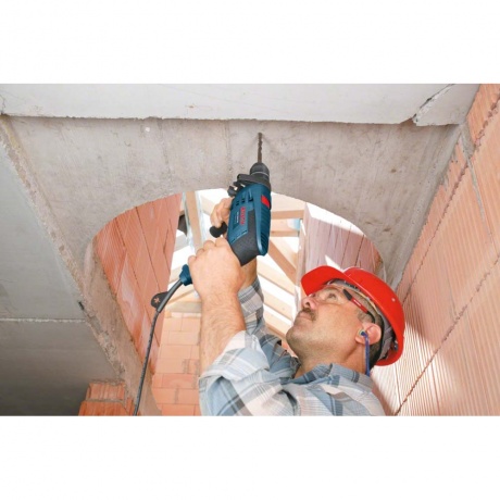 Дрель электрическая Bosch GSB 1600 RE (0601228200) ударная - фото 10