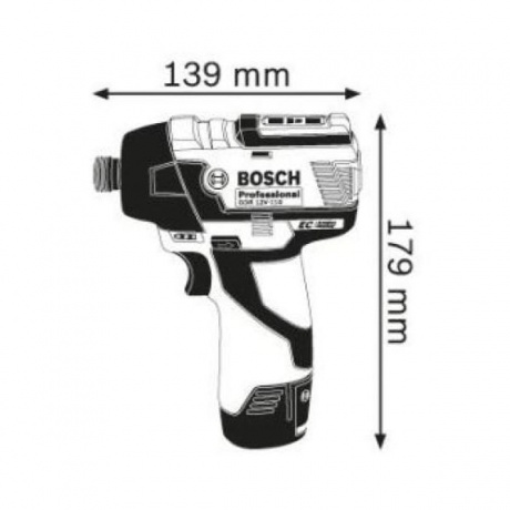 Гайковерт аккумуляторный ударный Bosch GDR 12V-110 0.601.9E0.005 - фото 7