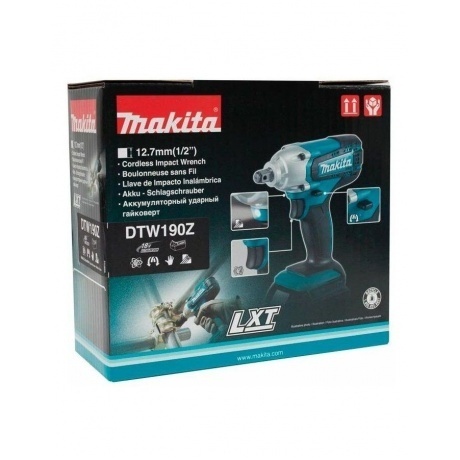Гайковерт аккумуляторный Makita DTW190Z - фото 7