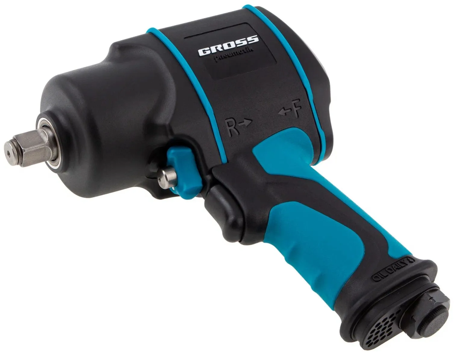 Гайковёрт пневматический ударный G1285, 1/2",TwinHammer, 1220Нм, 6500 об/мин, композитный// Gross - фото 2