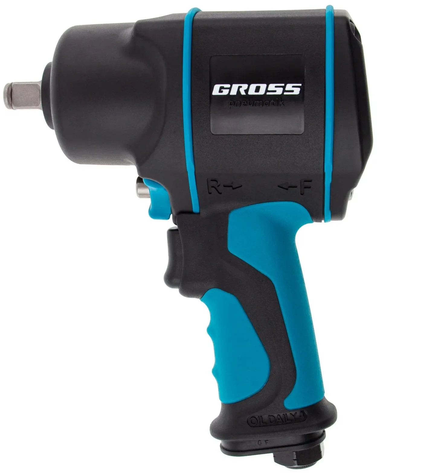 Гайковёрт пневматический ударный G1285, 1/2",TwinHammer, 1220Нм, 6500 об/мин, композитный// Gross - фото 3