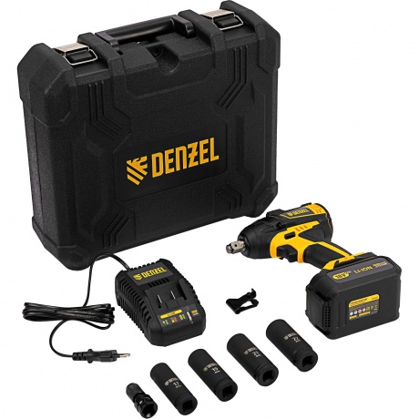 Гайковерт ударный аккумуляторный бесщет CIW-IB-300, Li-ion, 18В, 300Нм Denzel - фото 10