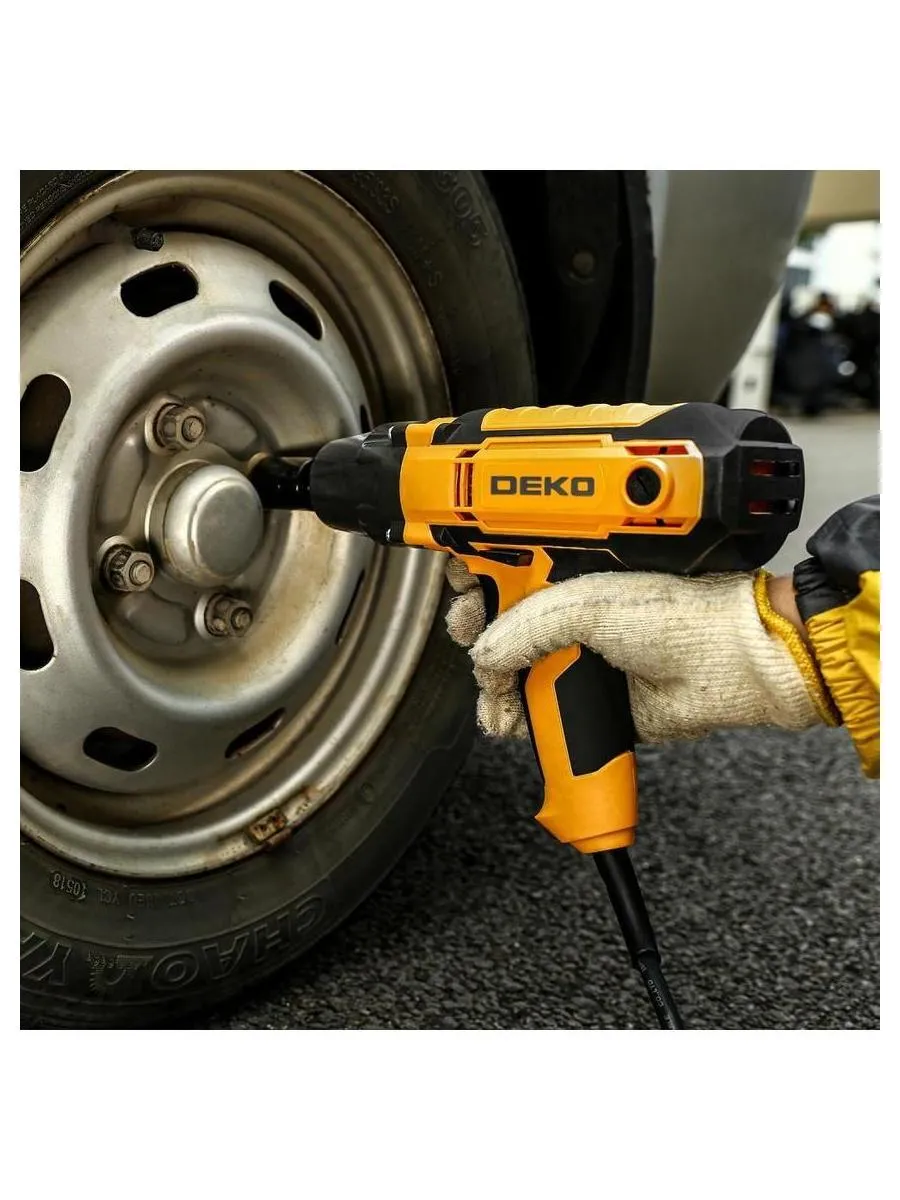 Гайковерт сетевой ударный DEKO DKIW1000, 1000 Вт, 400 Нм - фото 5