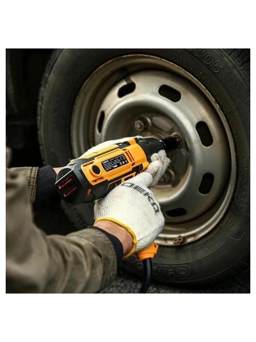 Гайковерт сетевой ударный DEKO DKIW1000, 1000 Вт, 400 Нм - фото 6