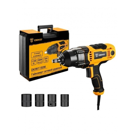 Гайковерт сетевой ударный DEKO DKIW1150 1150 Вт 600 Нм 6300₽