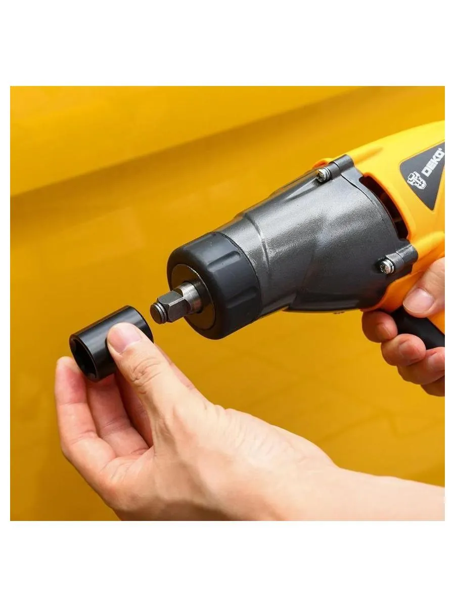 Гайковерт сетевой ударный DEKO DKIW1350, 1350 Вт, 650 Нм - фото 5