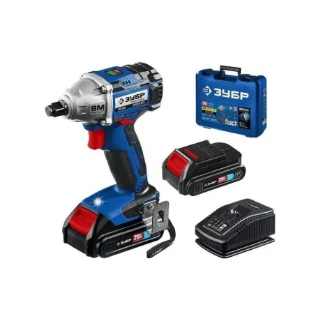 Гайковерт бесщеточный ЗУБР  кейс, Профессионал (GB-250-22)