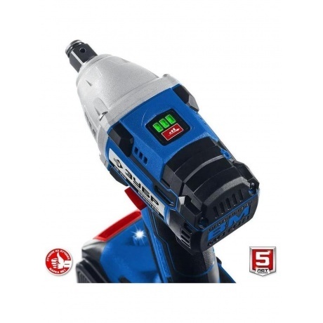 Гайковерт бесщеточный ЗУБР  кейс, Профессионал (GB-250-22) - фото 3