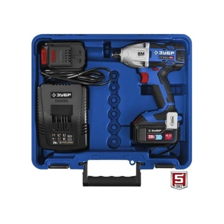 Гайковерт бесщеточный ЗУБР  кейс, Профессионал (GB-500-42) - фото 12