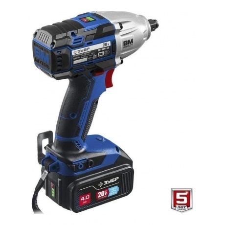 Гайковерт бесщеточный ЗУБР  кейс, Профессионал (GB-500-42) - фото 7