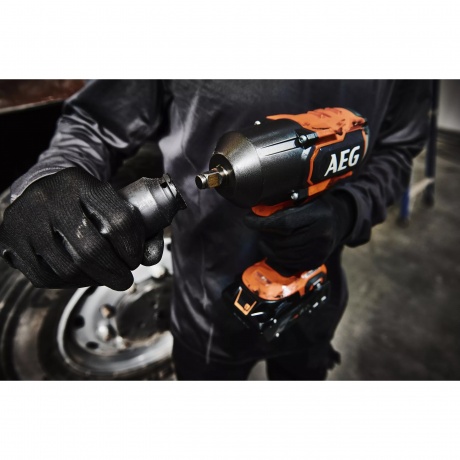 Гайковерт бесщеточный ударный AEG 18В BSS 18HTF12BL-0 4935493429 - фото 5