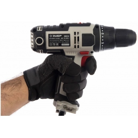 Дрель-шуруповерт сетевая Зубр ДШ-М3-500-2 - фото 9