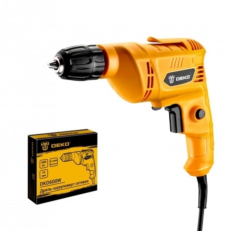 Дрель-шуруповерт сетевая DEKO DKD600W 1850₽