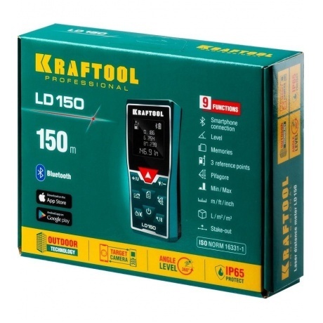 Дальномер лазерный Kraftool LD-150 34767 - фото 2