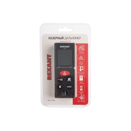 Дальномер лазерный Rexant R-60 13-3081 - фото 9