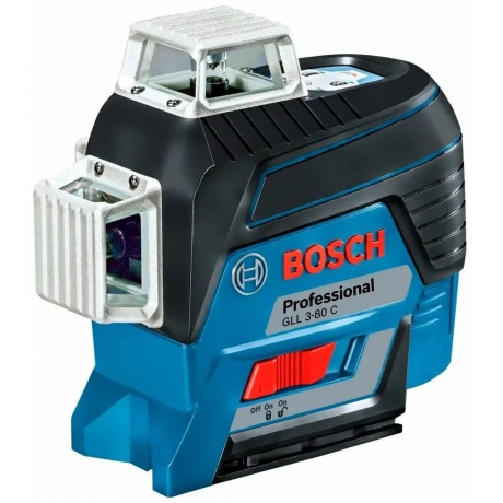 Лазерный нивелир Bosch GLL 3-80C+BT 150+вкладка 0.601.063.R01 - фото 2