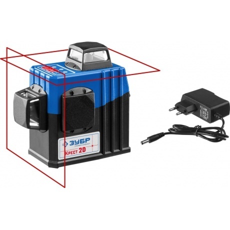 

Нивелир лазерный линейный Зубр Профессионал Крест-2D-2 34907-2