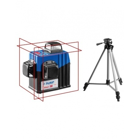 Уровень лазерный Зубр Профессионал Крест-3D-2 34908-2 - фото 2