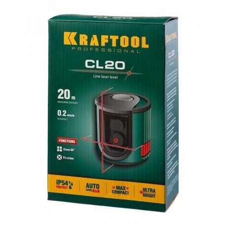 Уровень лазерный Kraftool CL 20 34700 - фото 5
