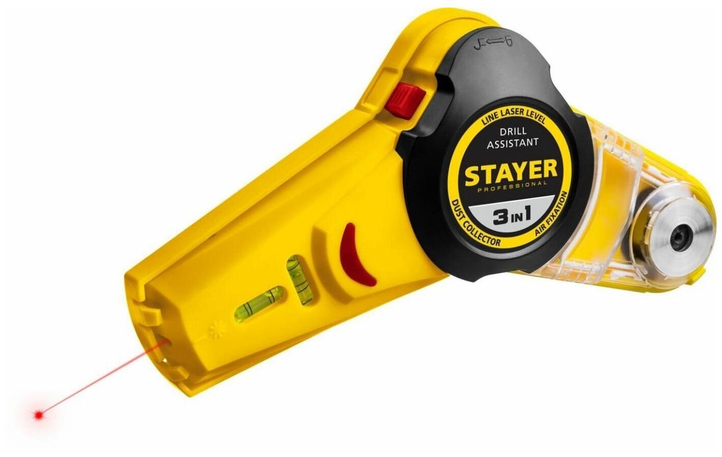 Уровень лазерный Stayer Drill Assistant 34987 уровень stayer drill assistant 34987 с приспособлением для сверления 7м точн 1 5 мм м