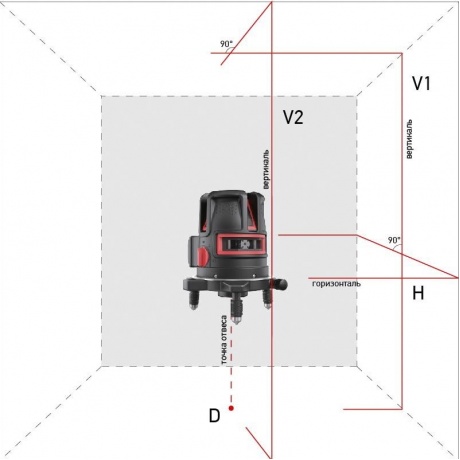 Уровень лазерный ADA PROLiner 4V (А00474) - фото 6