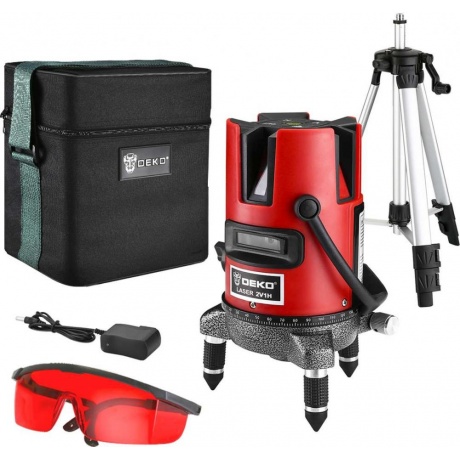 Уровень лазерный DEKO DKLL02RB SET 2 в сумке со штативом 3830₽
