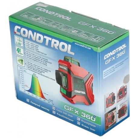 Лазерный нивелир CONDTROL GFX360-2 - фото 13