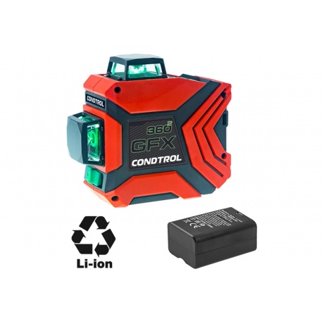 Лазерный нивелир CONDTROL GFX 360-2 Kit - фото 7