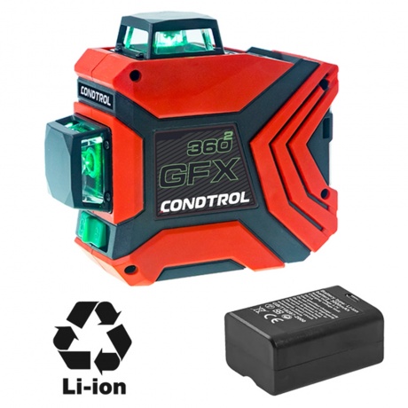 Лазерный нивелир CONDTROL GFX 360-2 Kit - фото 6