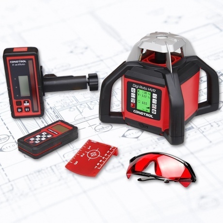 Ротационный лазерный нивелир CONDTROL Digi Roto HVR, 600 метров - фото 6