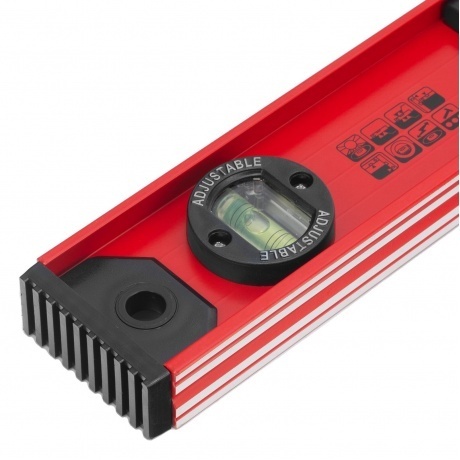 Уровень алюминиевый &quot;Рельс&quot;, 1000 мм, 3 глазка, усиленный Matrix - фото 9