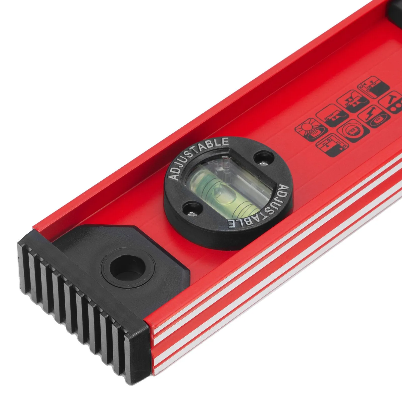 Уровень алюминиевый "Рельс", 400 мм, 3 глазка, усиленный// Matrix - фото 9