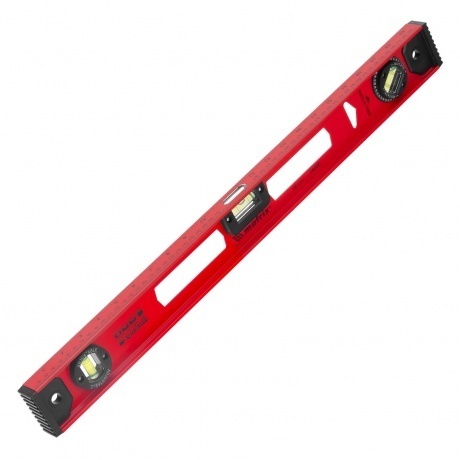 Уровень алюминиевый &quot;Рельс&quot;, 600 мм, 3 глазка, усиленный Matrix - фото 1