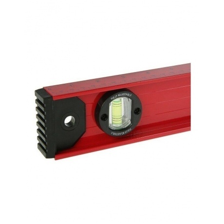 Уровень алюминиевый &quot;Рельс&quot;, 600 мм, 3 глазка, усиленный Matrix - фото 4