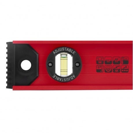 Уровень алюминиевый &quot;Рельс&quot;, 600 мм, 3 глазка, усиленный Matrix - фото 7