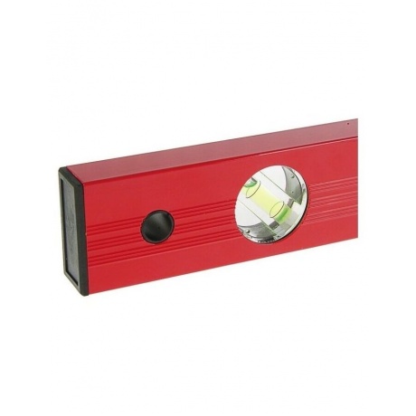 Уровень алюминиевый, 1200 мм, 3 глазка, красный, линейка// Matrix - фото 4