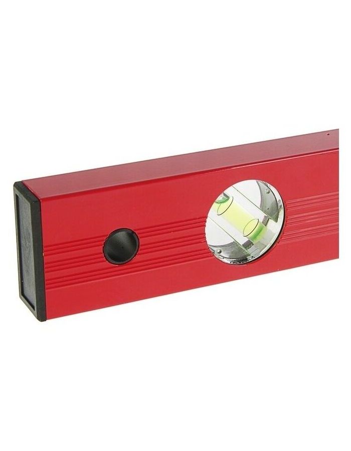 Уровень алюминиевый, 1200 мм, 3 глазка, красный, линейка// Matrix - фото 4