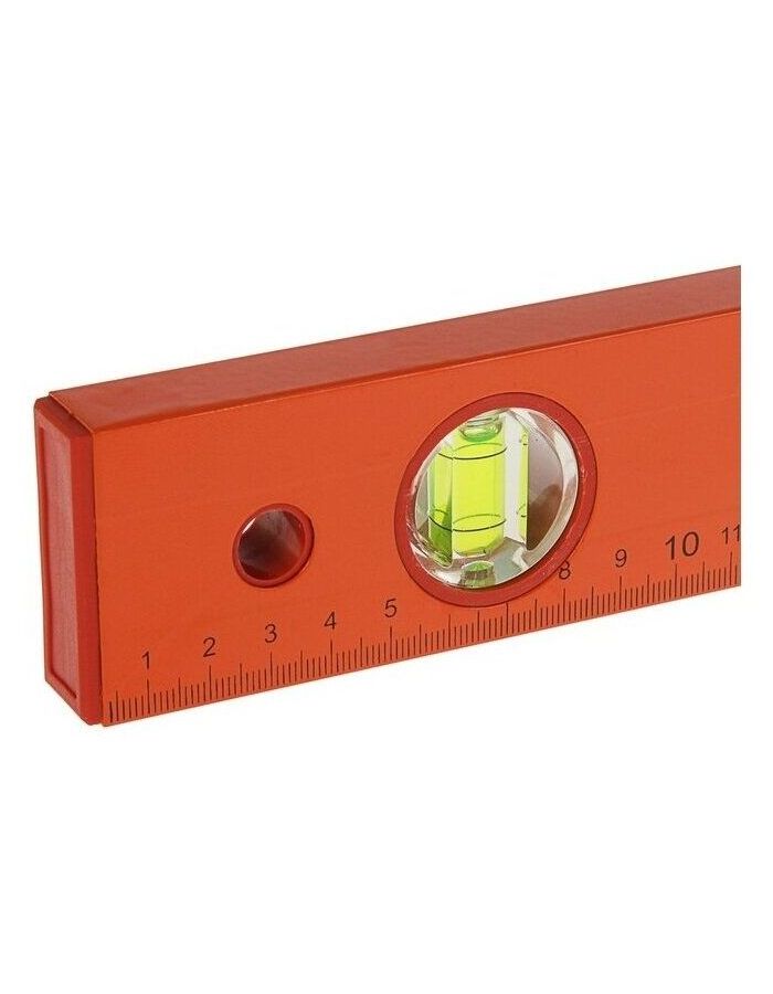 Уровень алюминиевый, 1500 мм, 3 глазка, желтый, линейка// Sparta - фото 3