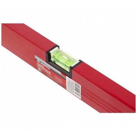 Уровень алюминиевый, 2000 мм, 3 глазка, красный, линейка Matrix - фото 3