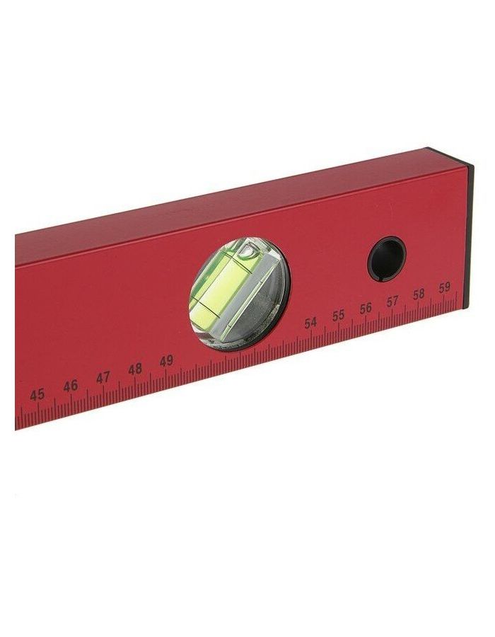 Уровень алюминиевый, 400 мм, 3 глазка, красный, линейка// Matrix - фото 6