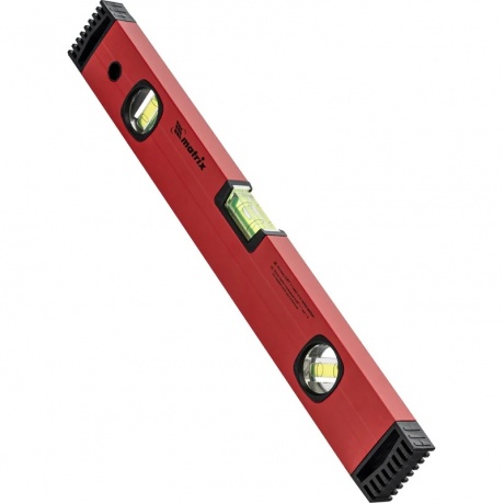 Уровень алюминиевый, 400 мм, фрезерованный, 3 глазка Matrix - фото 3