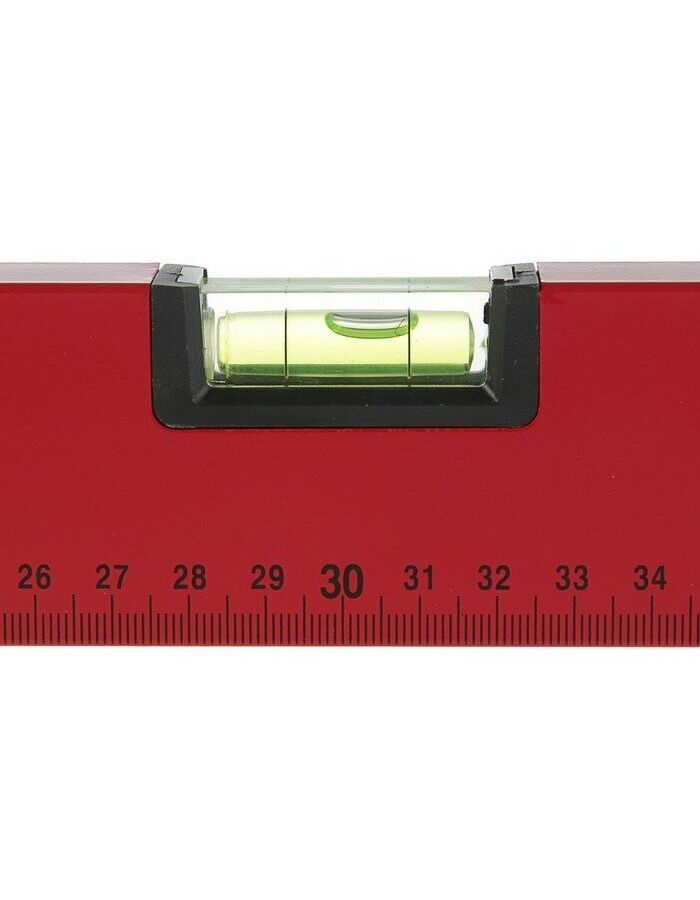 Уровень алюминиевый, 600 мм, 3 глазка, красный, линейка// Matrix - фото 4