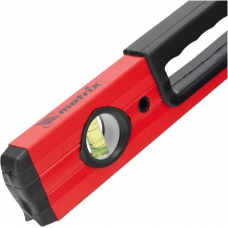 Уровень алюминиевый, 800 мм, фрезерованный, 3 глазка, 2 эргономичные ручки Matrix - фото 5