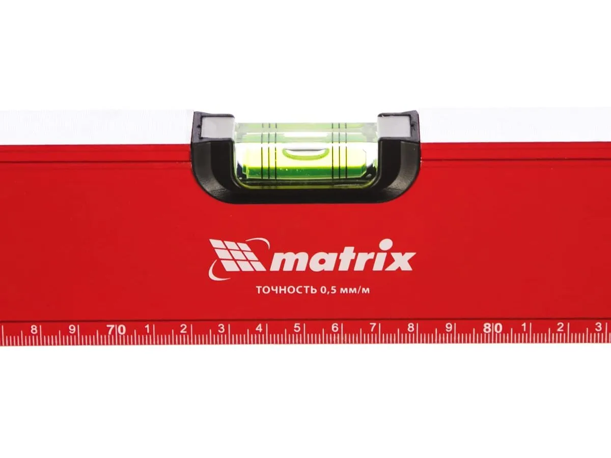 Уровень алюминиевый, фрезерованный, 3 глазка, 400 мм// Matrix - фото 9