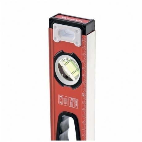 Уровень алюминиевый, фрезерованный, 3 глазка, рукоятки, 1000 мм Matrix - фото 2