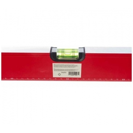 Уровень алюминиевый, фрезерованный, 3 глазка, рукоятки, 1000 мм Matrix - фото 5