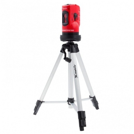 Уровень лазерный, 100 мм, штатив 1260 мм, самовыравнивающийся Matrix - фото 1